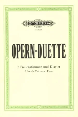 12 Opera Duets for 2 Female Voices Sale