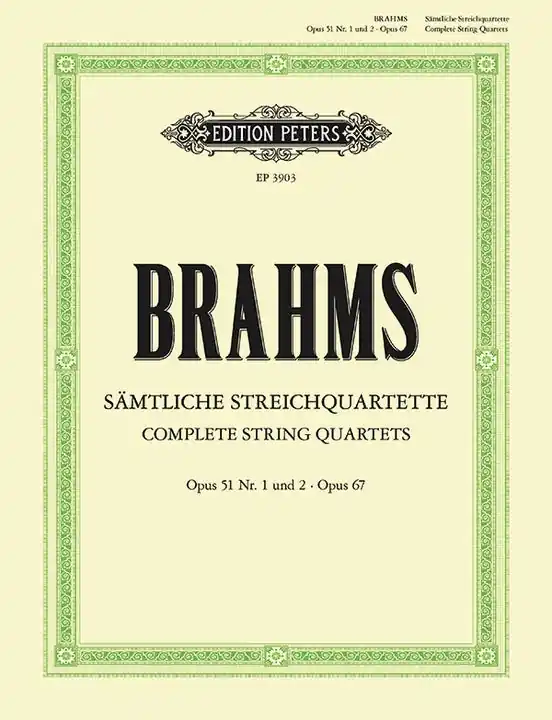 Brahms Complete String Quartets Op. 51 Nos. 1 and 2; Op. 67 (Set of Parts) Save Now