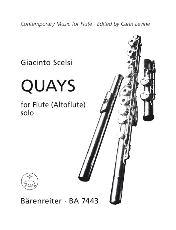 Trending Scelsi Quays for flute (Altföte) solo (1953)