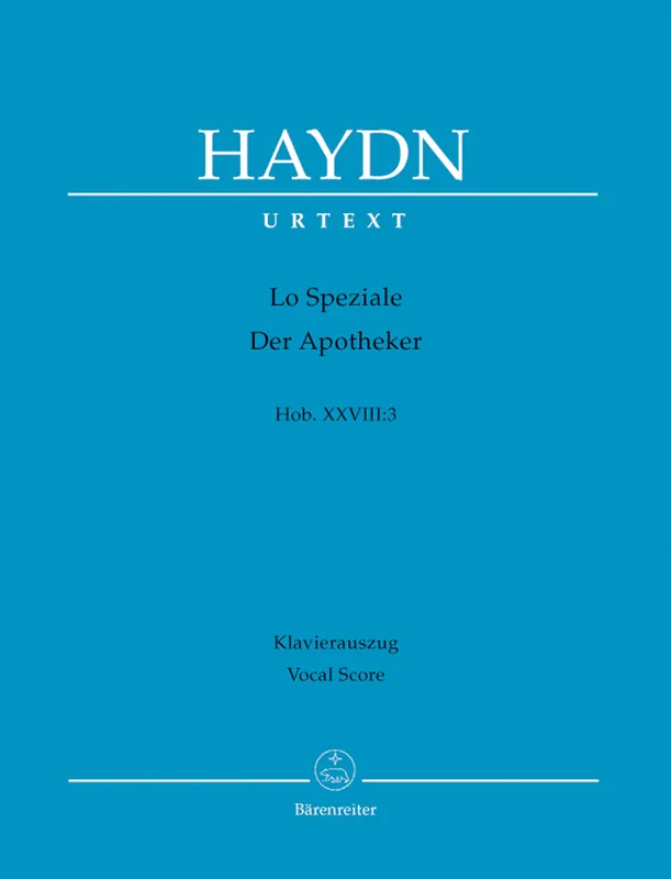 Trending Haydn Lo Speziale - Der Apotheker Hob. XXVIII:3 -Dramma giocoso-
