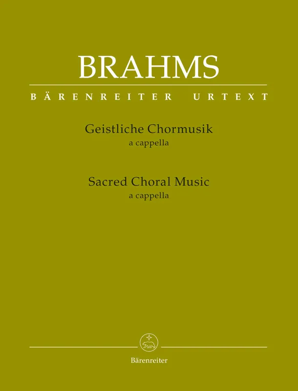 Save Now Brahms Sacred Choral Music For choir a cappella