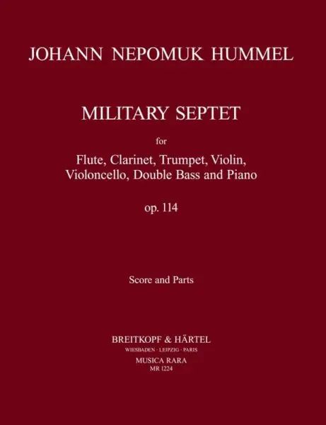 Final Sale Hummel Septet Opus 114 (Military Septet)