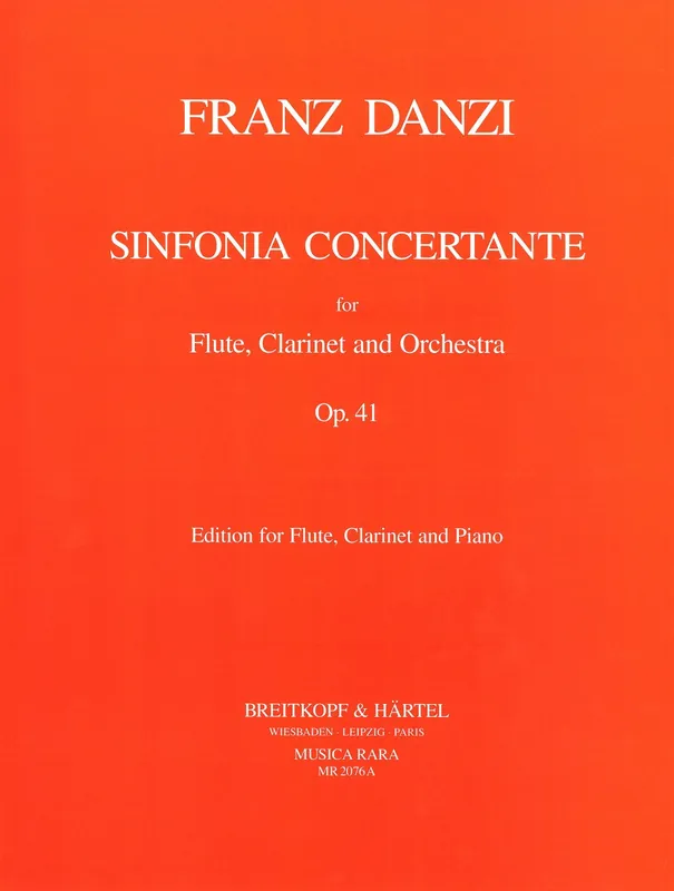 Seasonal Sale Danzi Sinfonia Concertante in Bb major Op. 41