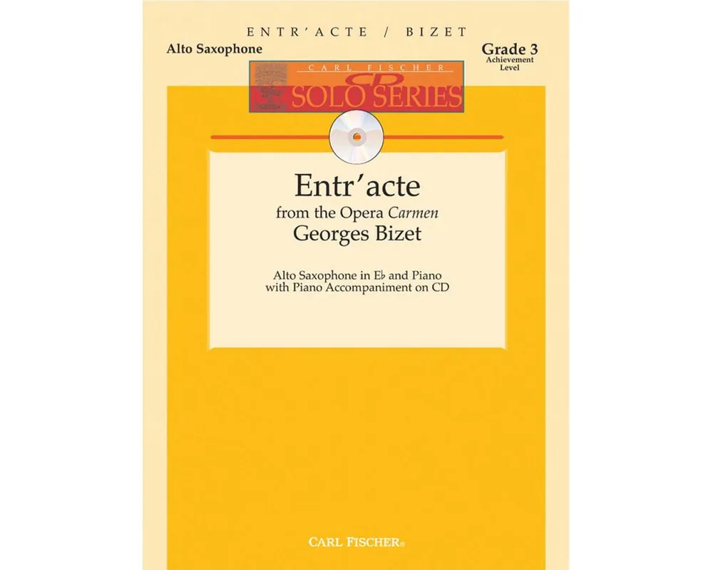 Big Sale Bizet Entr'acte from the opera Carmen with CD Piano Accompaniment