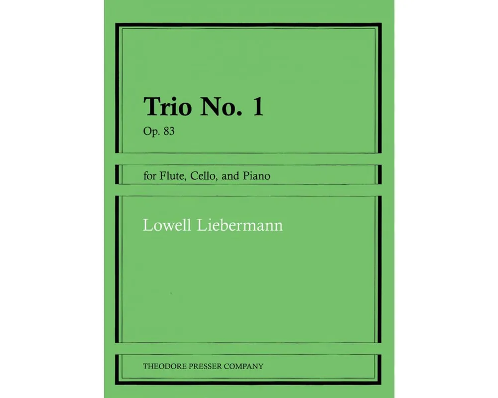Liebermann Trio No 1 Opus 83 Big Sale