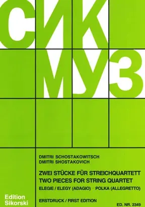 Shostakovich Adagio and Allegretto - 2 movements for String Quartet Instant Buy