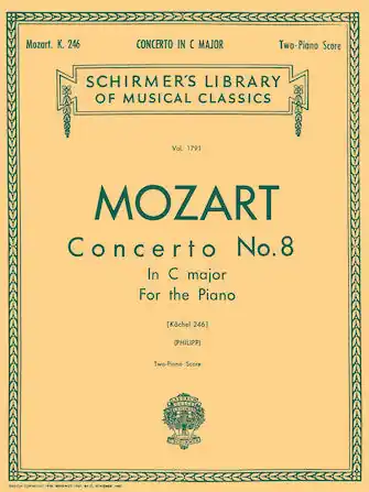 Genuine Mozart Piano Concerto No. 8 in C, K.246