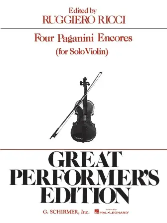 Paganini 4 Paganini Encores (edited by Ricci) Last Chance