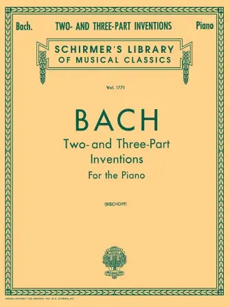 Discount Bach Inventions, Two- and Three-Part Piano Solo