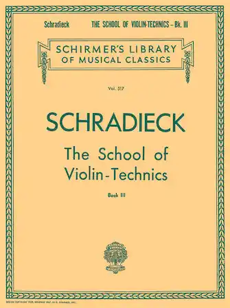 Schradieck School of Violin Technics - Book 3 Top Pick