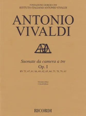 Fan Favorite Vivaldi Suonate Da Camera a Tre Op. 1rv 71, 67, 61, 66, 69, 62, 6 5, 64, 75, 78, 79, 83