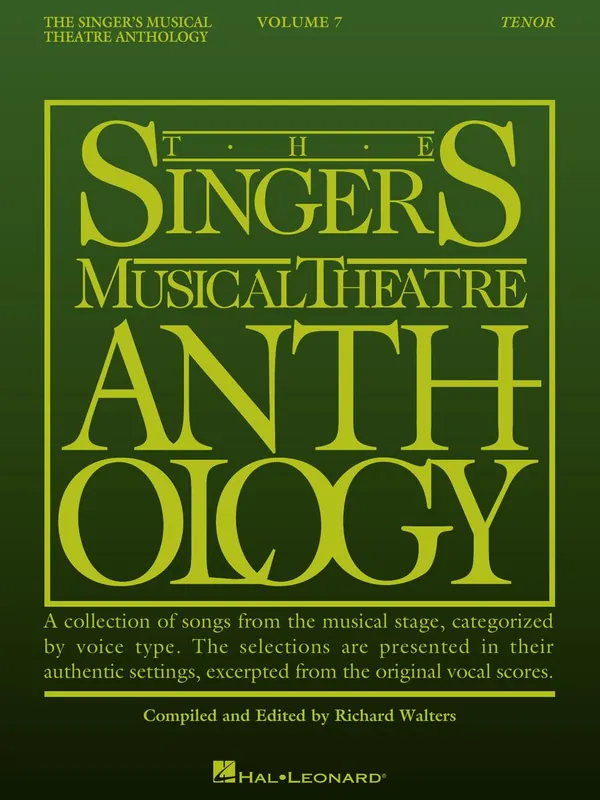 Big Sale Singer's Musical Theatre Anthology Tenor Volume 7
