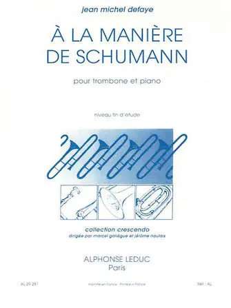 Defaye In The Style Of Schumann, For Trombone And Piano Factory Price