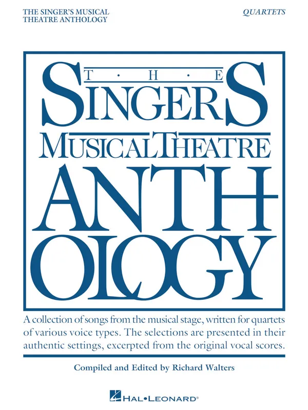 Latest Singer's Musical Theatre Anthology - Quartets