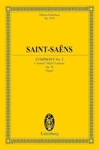Symphony No. 3 in C minor, Op. 78 'Organ' Study Score Super Sale