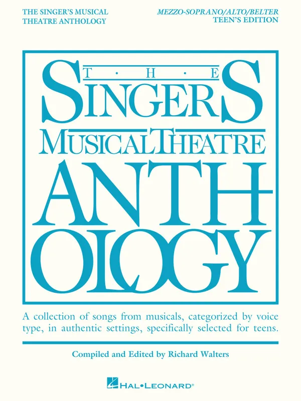 Singer's Musical Theatre Anthology Teen's Edition Mezzo-soprano/alto/belter Free Shipping
