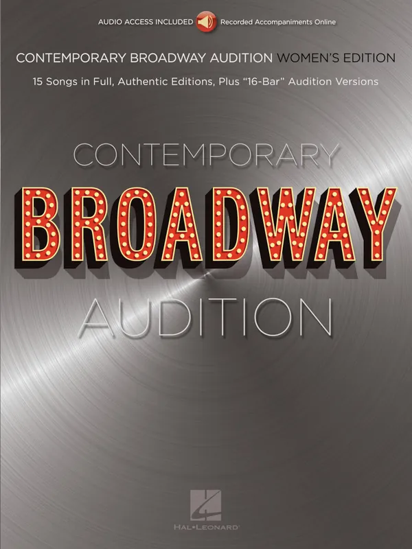 Contemporary Broadway Audition: Women's Edition - Book/Online Audio Special Offer