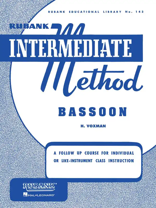 Rubank Intermediate Method - Bassoon Best Price