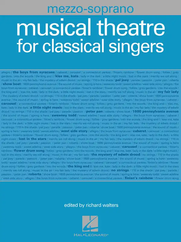 Musical Theatre for Classical Singers - Mezzo-Soprano Place Order