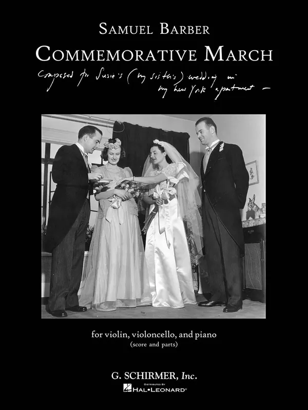 Top Pick Barber: Commemorative March - Violin, Cello, Piano