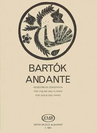 Bartok Andante Violin and Piano Final Sale