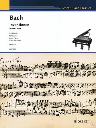 Bargain Bach, Johann Sebastianÿ- Inventions for Piano, BWV 772-786