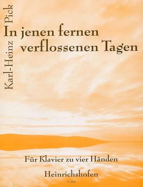 In Jenen Fernen Verflossenen Tagen for four hands Best Choice