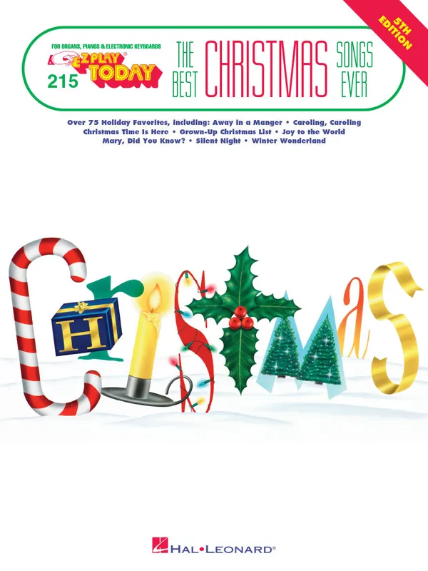 Best Christmas Songs Ever – 5th Edition E-Z Play Today Hot Picks