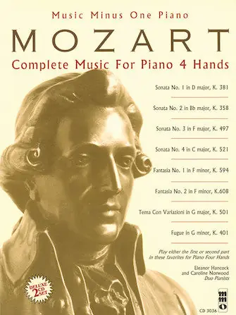 High Quality Mozart – Complete Music for Piano, 4 Hands
