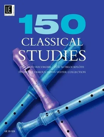 150 Classical Studies for Alto Recorder Top Rated