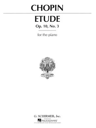 Chopin Etude, Op. 10, No. 3 in E Major Buy Today