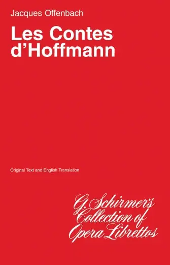 Wholesale Offenbach The Tales of Hoffman (Les Contes d'Hoffmann) Libretto