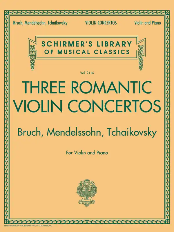 Three Romantic Violin Concertos: Bruch, Mendelssohn, Tchaikovsky - Vol 2117 Crafted