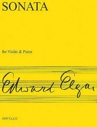 Luxury Elgar Sonata for Violin and Piano in E minor Op. 82