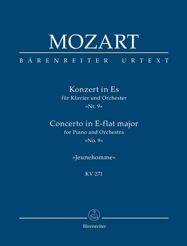 Popular Mozart Concerto for Piano and Orchestra No. 9 E-flat major K. 271 "Jeunehomme"