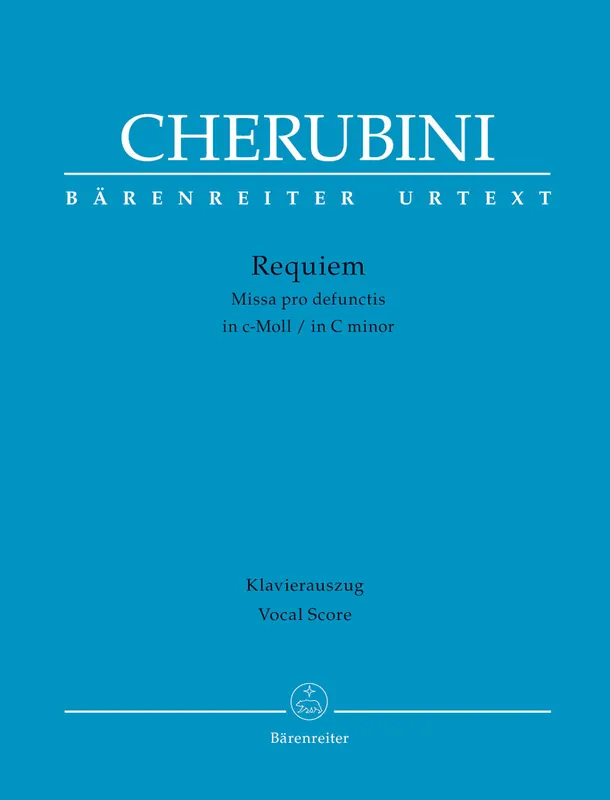 Cherubini Requiem in C minor Vocal Score Price Cut