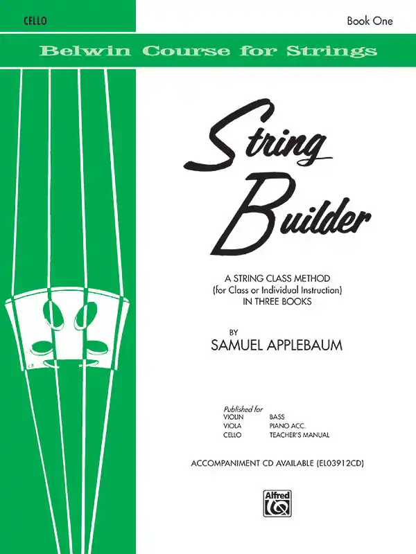 Free Returns Applebaum String Builder, Book One for Cello