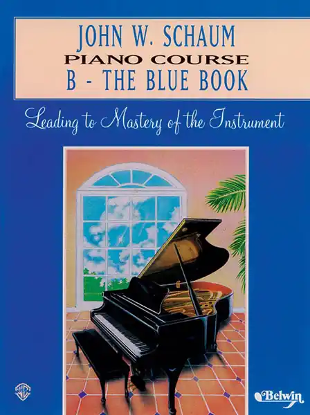 Schaum Piano Course, B: The Blue Book Worldwide Shipping