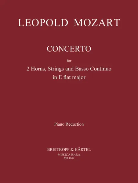 Leopold Mozart: Concerto in E flat major Limited Edition