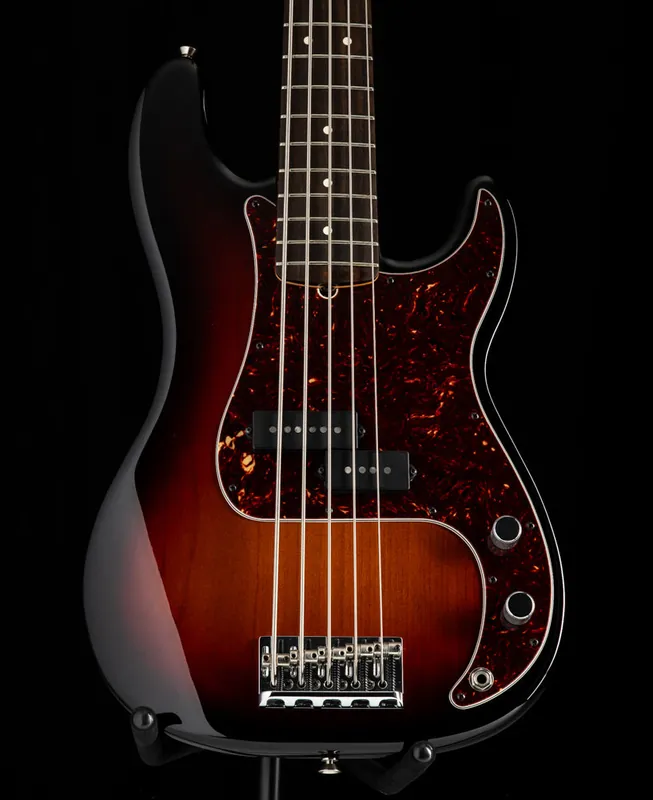 Used Fender American Standard Precision Bass V Sunburst In Demand