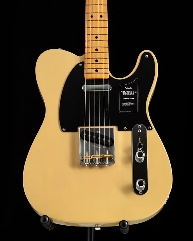 Direct From Factory Fender Vintera II 50s Nocaster Blackguard Blonde