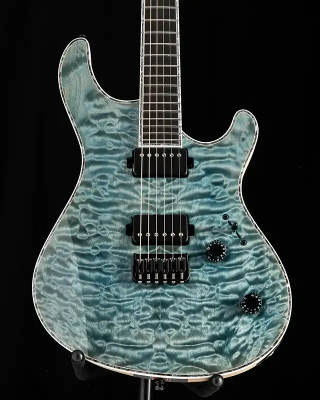 Mayones Regius 6 Trans Aqua Marine Gloss Direct From Manufacturer