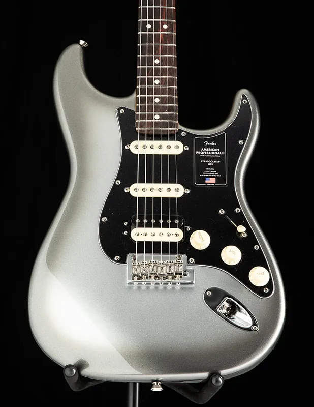 Fender American Professional II Stratocaster HSS Mercury Genuine