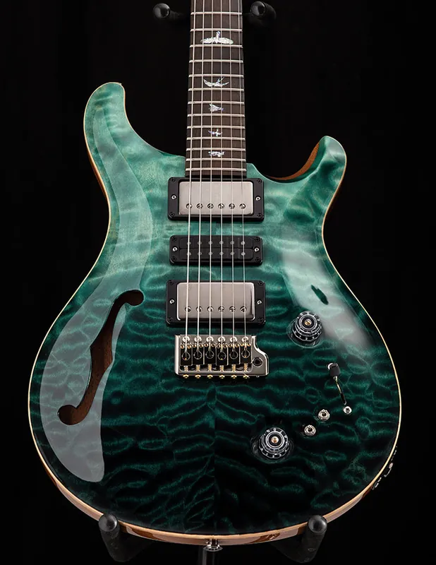 Paul Reed Smith Wood Library Special Semi-Hollow Teal Fade Brian's Gui One Day Deal