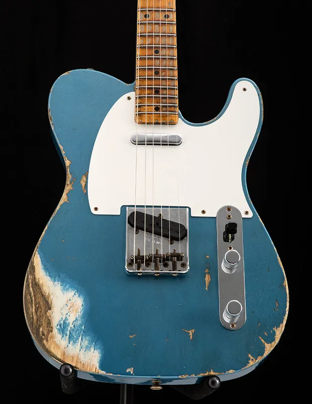 Buy Direct Fender Custom Shop '58 Heavy Relic Telecaster Red | 1958 Telecaster