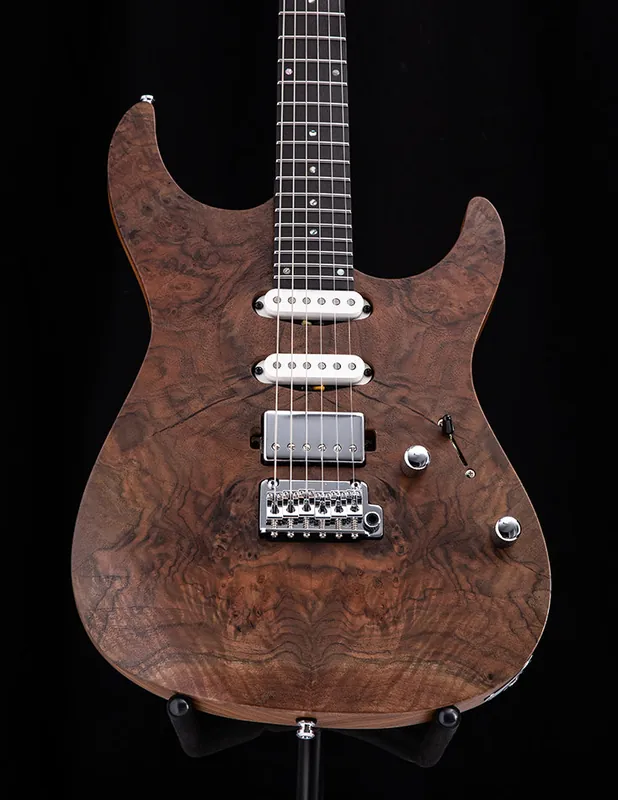 Genuine Mayones Aquila Elite S 6 Master Grade Walnut Burl
