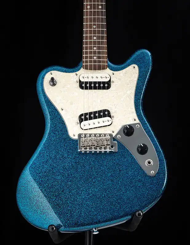 Free Delivery Squier Paranormal Super-Sonic Blue Sparkle