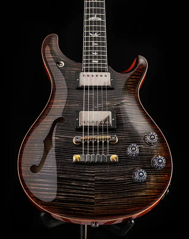 Price Cut Used Paul Reed Smith Wood Library Artist 594 Semi-Hollow Burnt Maple L