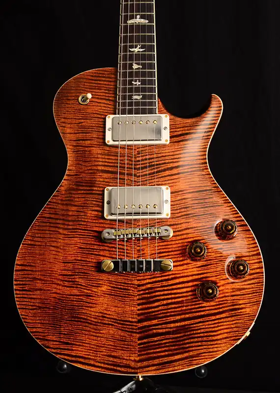 Hot Deal Used Paul Reed Smith McCarty Singlecut 594 Orange Tiger
