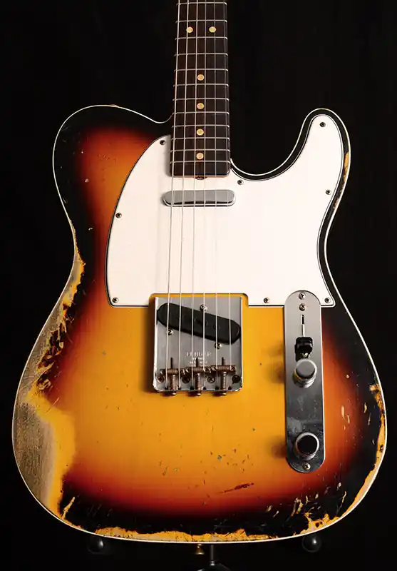 Limited Offer Fender Custom Shop 1964 Telecaster Custom Heavy Relic Faded 3 Tone Sun